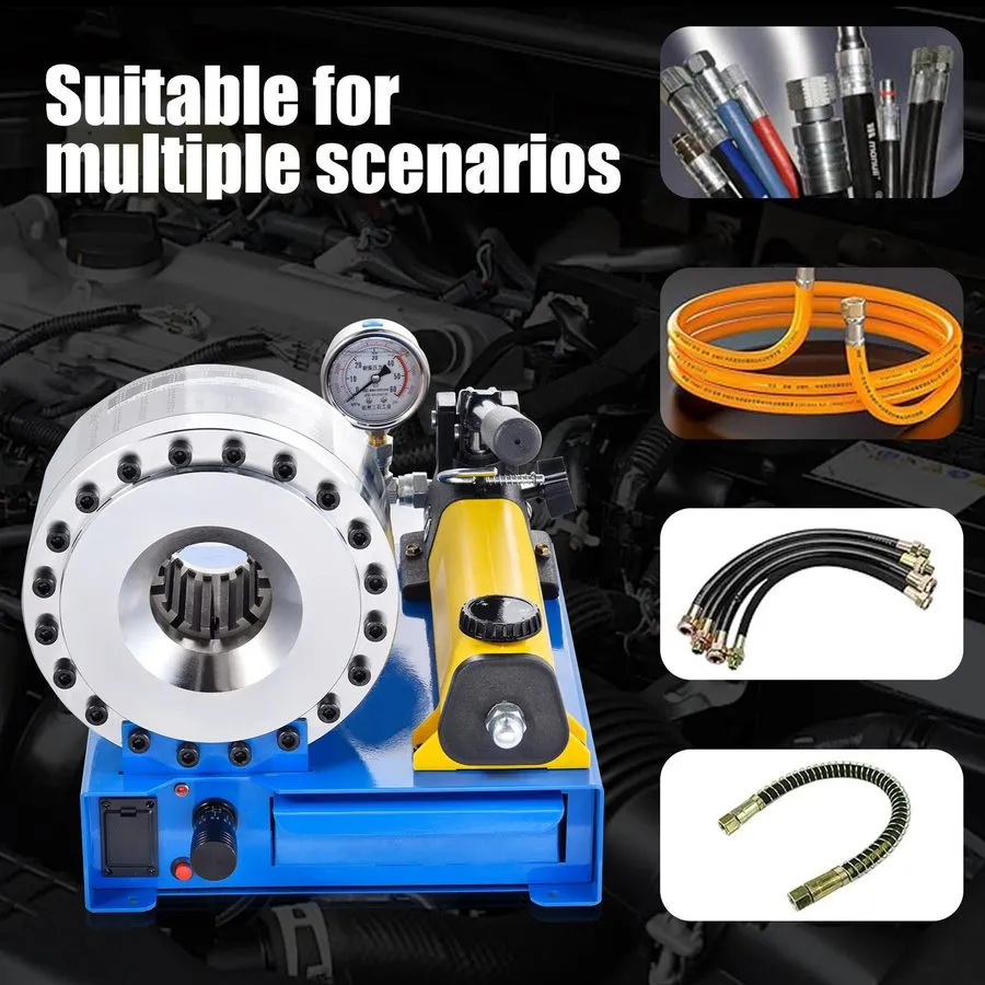 Трубопроводная арматура Portable Hydraulic Hose Crimper Pipe Crimping Machine 10 — фото лота 1