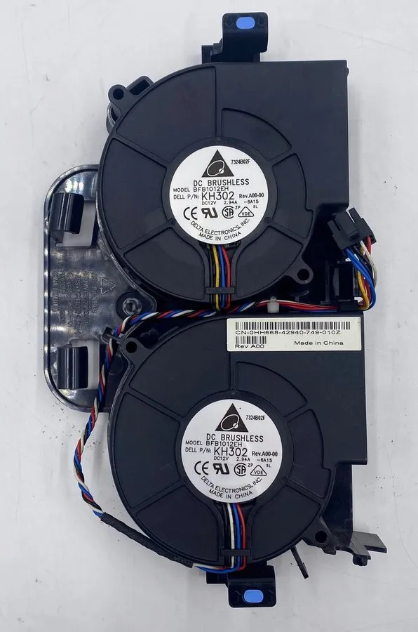 Вентилятор Dell PowerEdge 860 Dual Fan Module, KH302, DC 12V 2.94A, BFB1012EH — фото лота 1