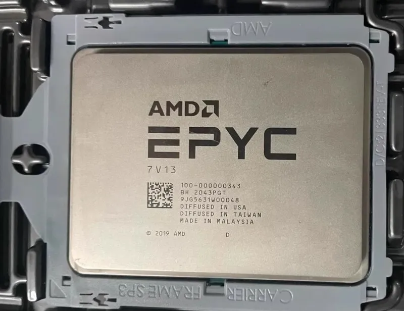 Процессор Unlocked AMD EPYC Milan 7V13 2.45GHz 64-Core 128-Thread 280W CPU Proce