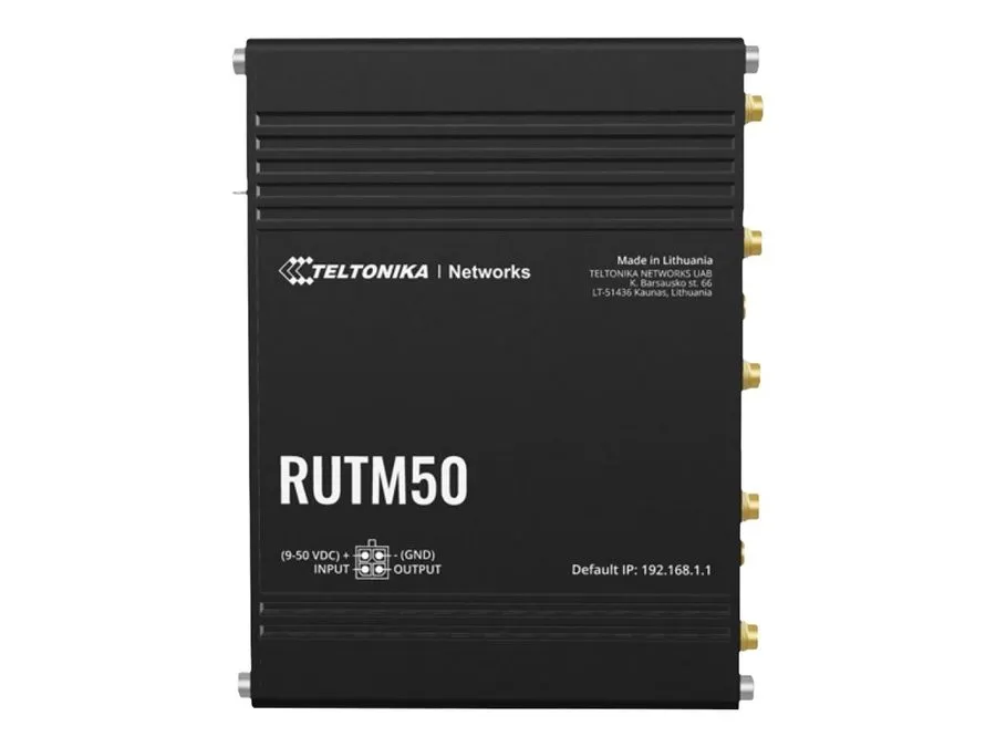 Маршрутизатор Teltonika RUTM50 5G Industrial Cellular WiFi Router (RUTM50000000)
