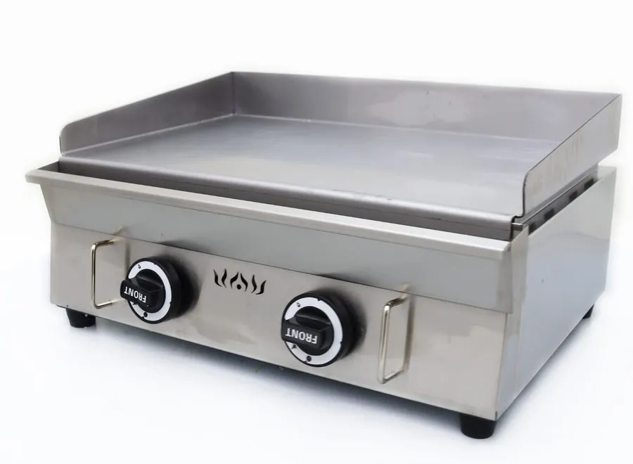 Гриль Commercial Gas Griddle Flat Top Grill Half Grooved 28" Stainless Steel 280