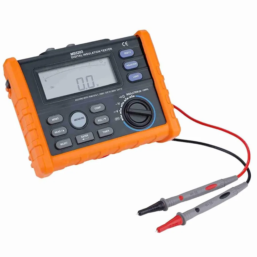 Тестер MS5203 Insulation Resistance Tester MS5205 Digital Megohmmeter 2500V 5000