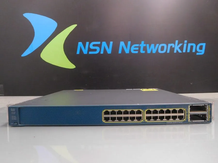 Коммутатор Cisco Catalyst 3560E-TD WS-C3560E-24TD-E 24 Port Gig Switch + 2 X2 10