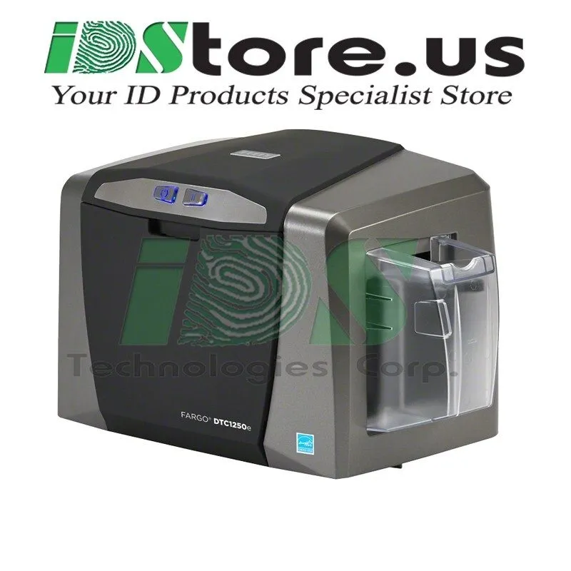 Принтер этикеток Fargo DTC1250e Dual Sided ID Card Printer & Complete Supplies P — фото лота 2