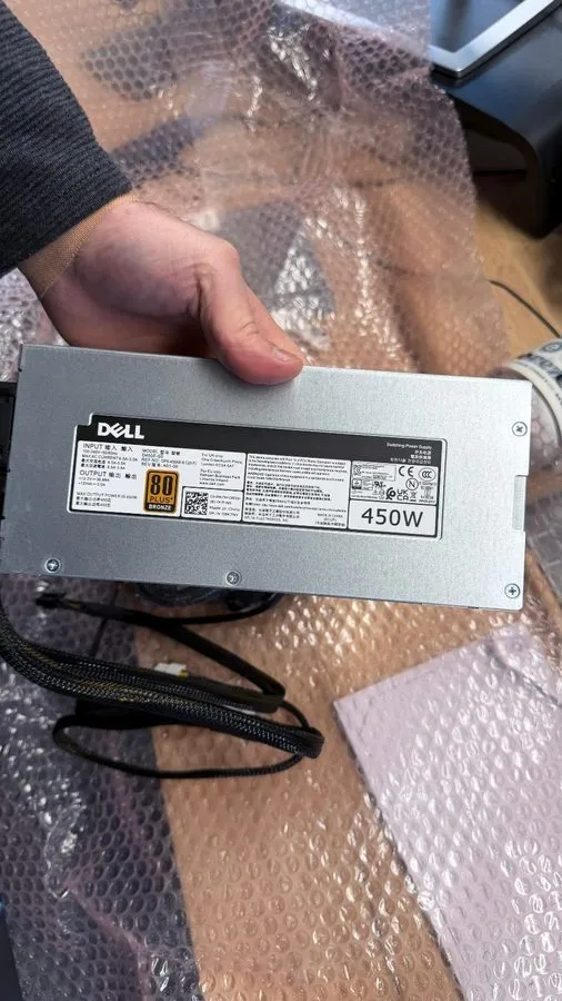 Блок питания Dell P34M3 450W Server Power Supply D450E-S0 PowerEdge R430 80+ Bro