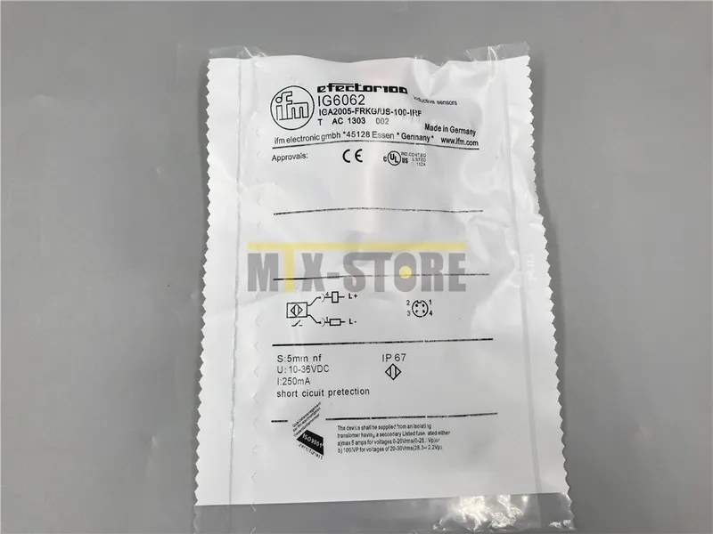 Датчик приближения ones IFM IG6062 Sensor&Proximity Switch