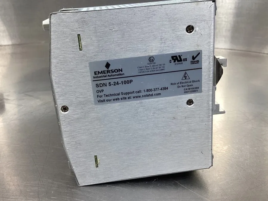 Блок питания Emerson SolaHD SDN 5-24-100P Power Supply 24VDC 5A 120W DIN Rail Mo