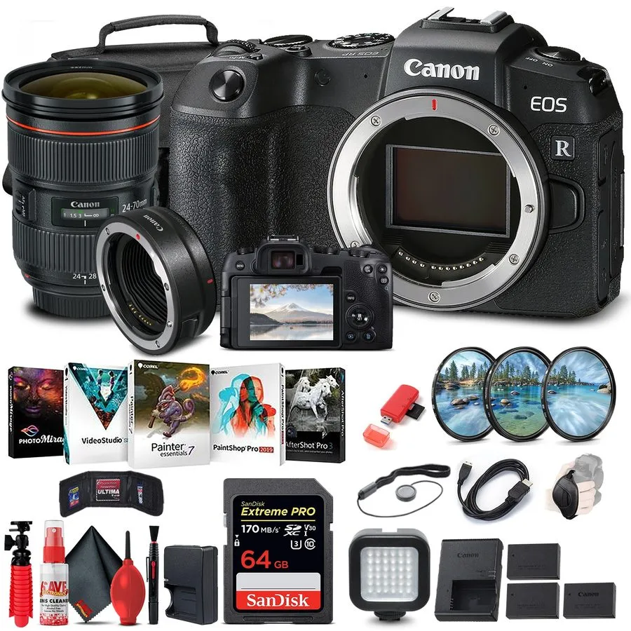Фотокамера Canon EOS RP Mirrorless Digital Camera (3380C002) + Canon RF 24-70mm