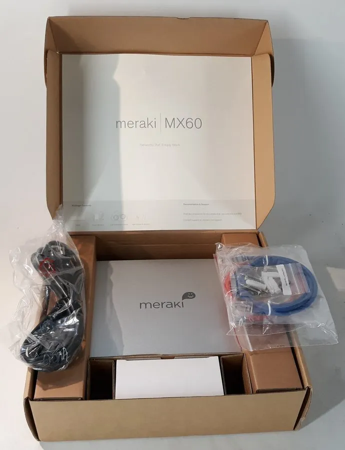Маршрутизатор Cisco Meraki MX60-HW Router Security Appliance w/ packaging