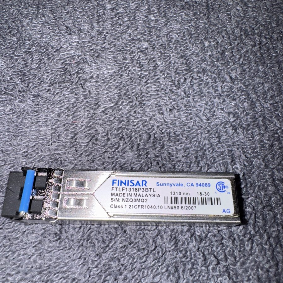 Трансивер Finisar FTLF1318P3BTL 1.25 Gb/s SFP-LX 1310nm 10km SMF transceiver