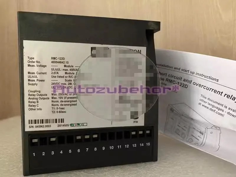 Реле защиты DEIF RMC-122D Over-current Protection Relay 220VAC 5A 100007048.10