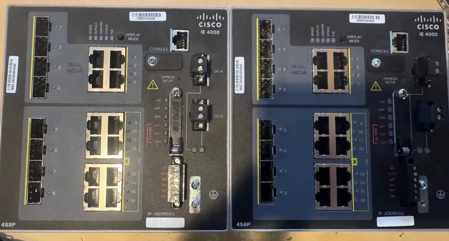 Коммутатор Cisco IE-4000-4S8P4G-E PoE+ Gigabit Industrial Ethernet Switch