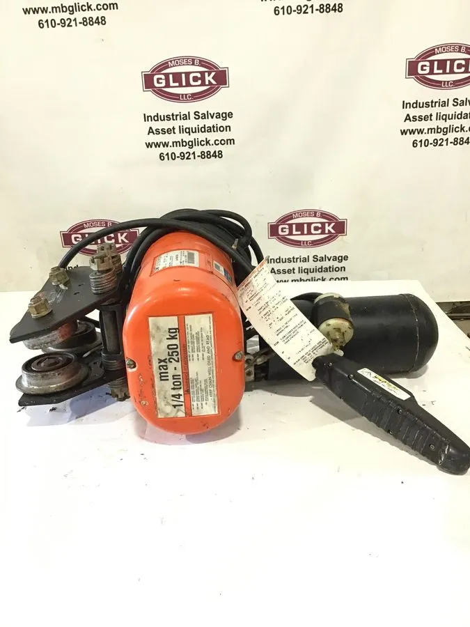 Анализатор CM B Electric Chain Hoist 1/4 Ton 250kg 1/4HP 1.0Amps