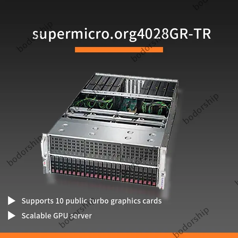 Сервер Supermicro 4028GR-TR 4U 8GPU 24x2.5" Server +E5-2600 V3/V4 4x 2000W PSU
