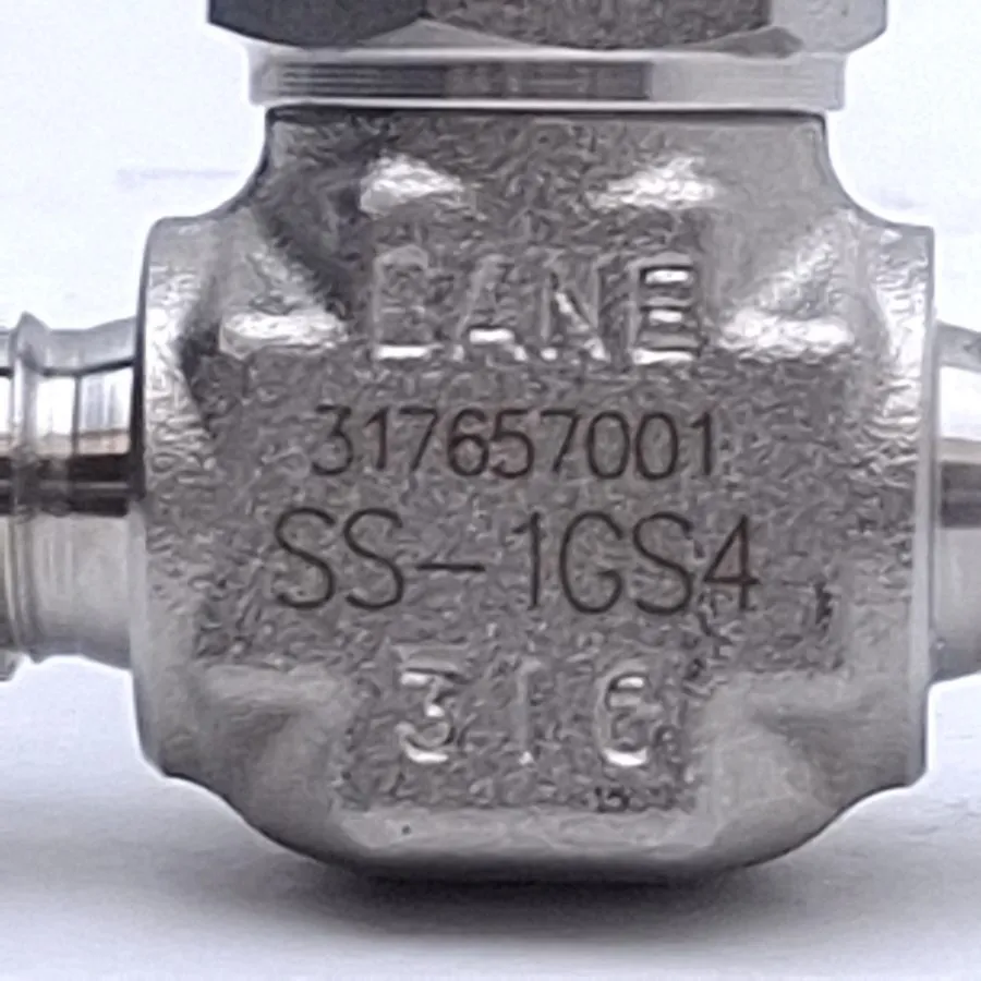 Клапан Swagelok SS-1GS4 Stainless Steel Toggle Valve Box of 3 FNOB