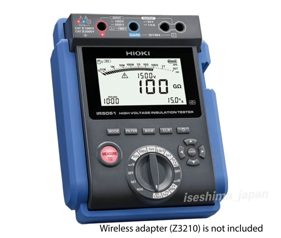 Тестер Hioki IR5051 High-Voltage Insulation Resistance Tester Megohmmeter Japan — фото лота 2