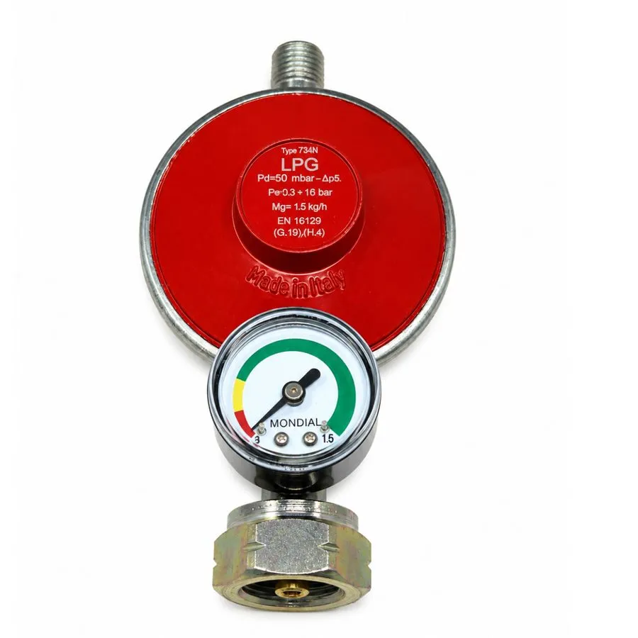 Трубопроводная арматура Butane Gas Low Pressure Regulator 21.8mm LH with level g
