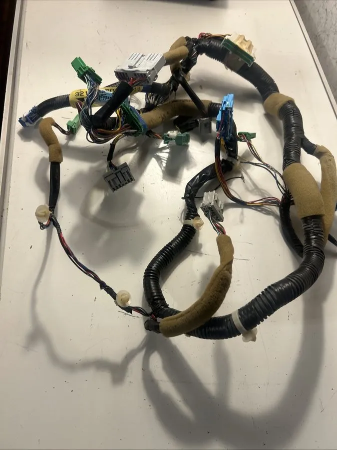 Жгут проводов 96-98 Civic Dash Gauge Cluster Radio Wiring Harness EX Auto 32117- — фото лота 1