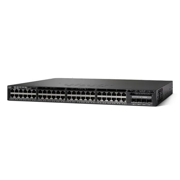 Коммутатор Cisco Catalyst 3650 48FS-L Switch 48 Ports PoE+ 775W 4x SFP Stackable — фото лота 1