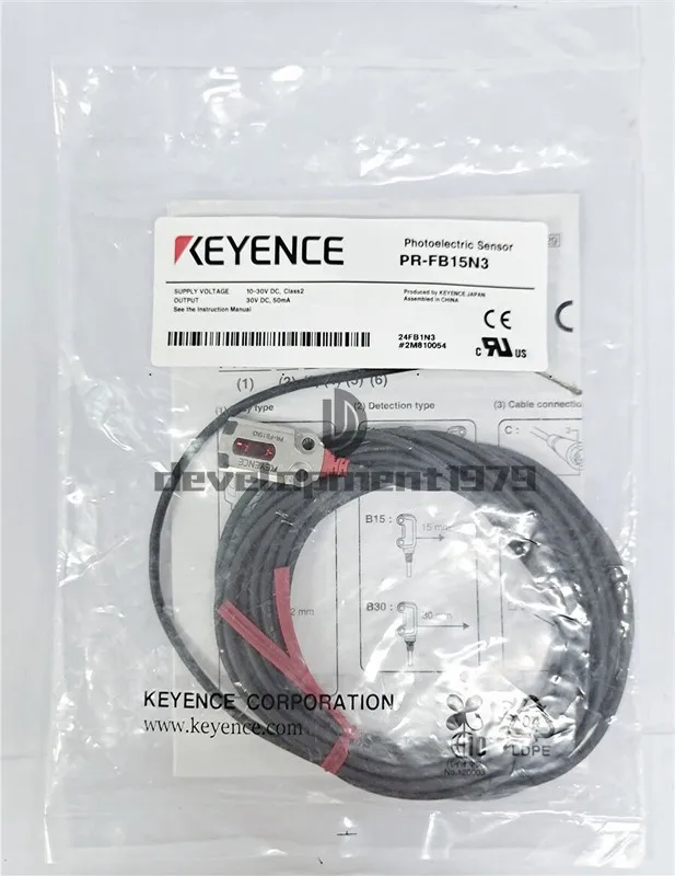 Фотоэлектрический датчик KEYENCE PR-FB15N3 10-30VDC Self-Contained Miniature Pho