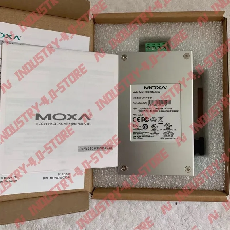 IIoT-устройство MOXA EDS-205A-S-SC Unmanaged Ethernet Switch Singlemode