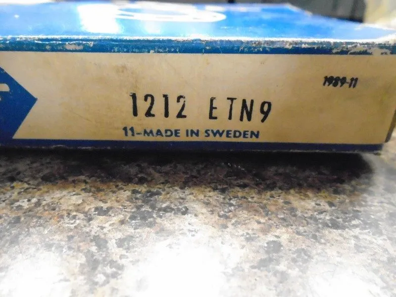 Подшипник SKF 1212ETN9 SELF ALIGNING BALL BEARING MADE IN SWEDEN A120