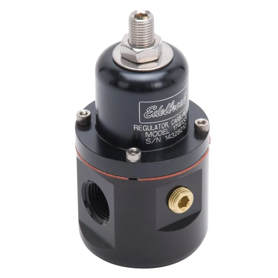 Трубопроводная арматура EDELBROCK Fuel Pressure Regulator Bypass Style 160GPH Bl