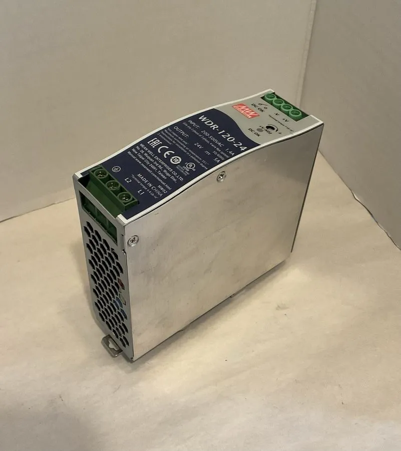 Блок питания MEAN WELL WDR-120-24 120W 24V 5A DIN Rail Power Supply 180-550VAC