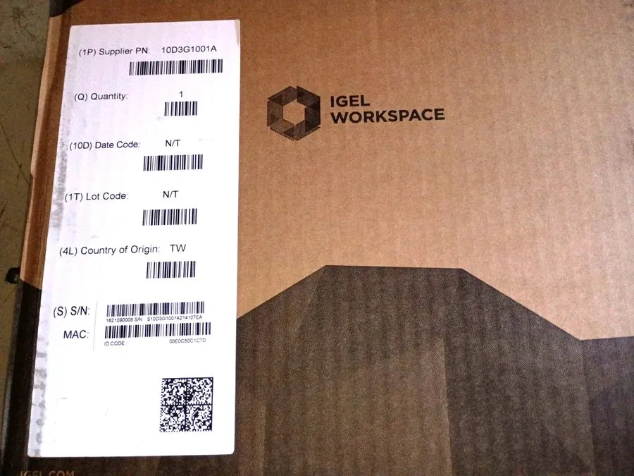 Not Sealed IGEL M350C UD3 LX11 ThinClient AMD R1505G 2x2 4GB DDR4 8GB eMMC