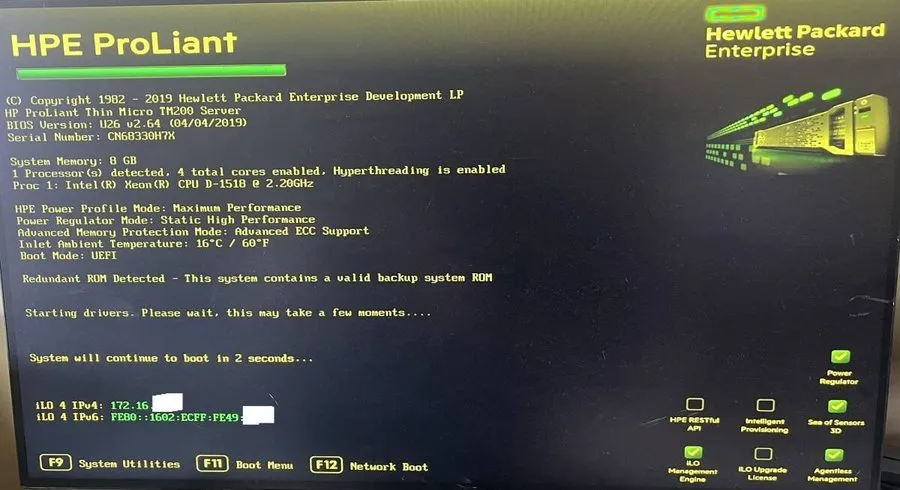 Сервер HPE ProLiant Thin Micro TM200 Mini Server Xeon D-1518 8GB DDR4 RAM With A