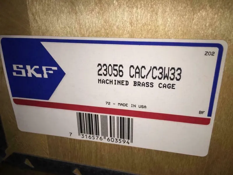 Подшипник SKF 23056 CAC/C08W509 SPHERICAL RADIAL BEARING, STRAIGHT BORE, BRASS C — фото лота 2