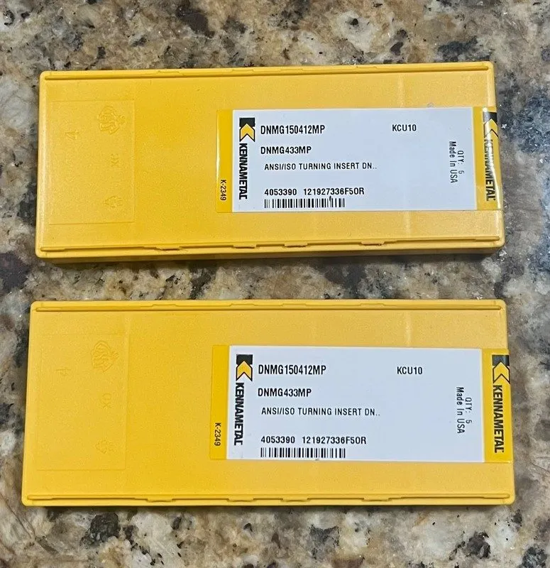 Режущий инструмент Kennametal DNMG433MP KCU10 Carbide Indexable Turning Insert 5