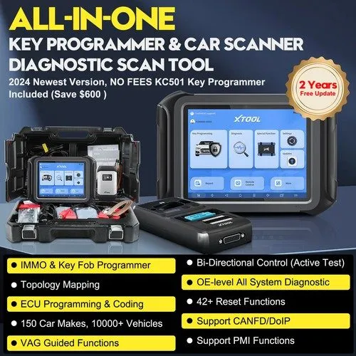 Диагностический сканер XTOOL X100MAX Full Set Car Diagnostic Scanner E.CU Coding — фото лота 1