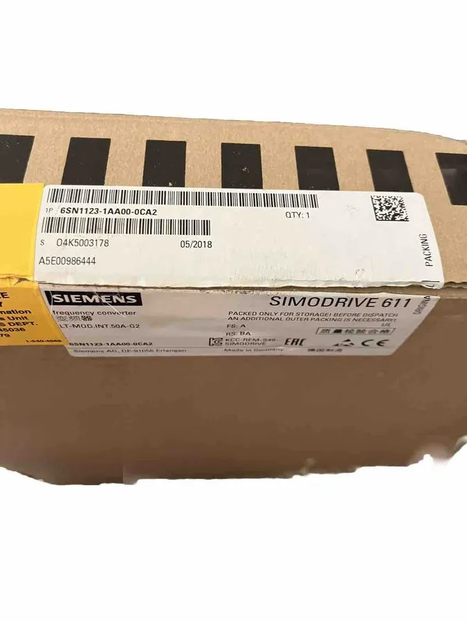 Сервоусилитель 6SN1123-1AA00-0CA2 SIEMENS SIMODRIVE 611 Power Module — фото лота 1