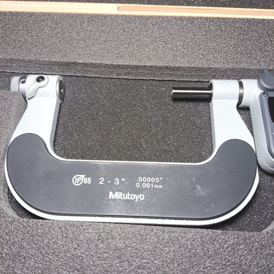 Микрометр 2-3" Mitutoyo Digital Thread Micrometer w/ SPC Port 326-353 — фото лота 1