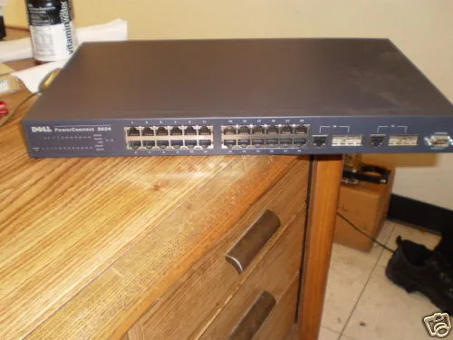 Коммутатор Dell PowerConnect 3024 Ethernet switch managed 24 ports