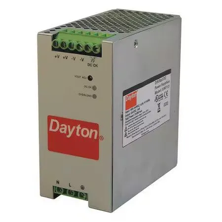 Блок питания Dayton 33Nt13 Dc Power Supply, 90/264V Ac, 24V Dc, 240 W, 10 A, Din