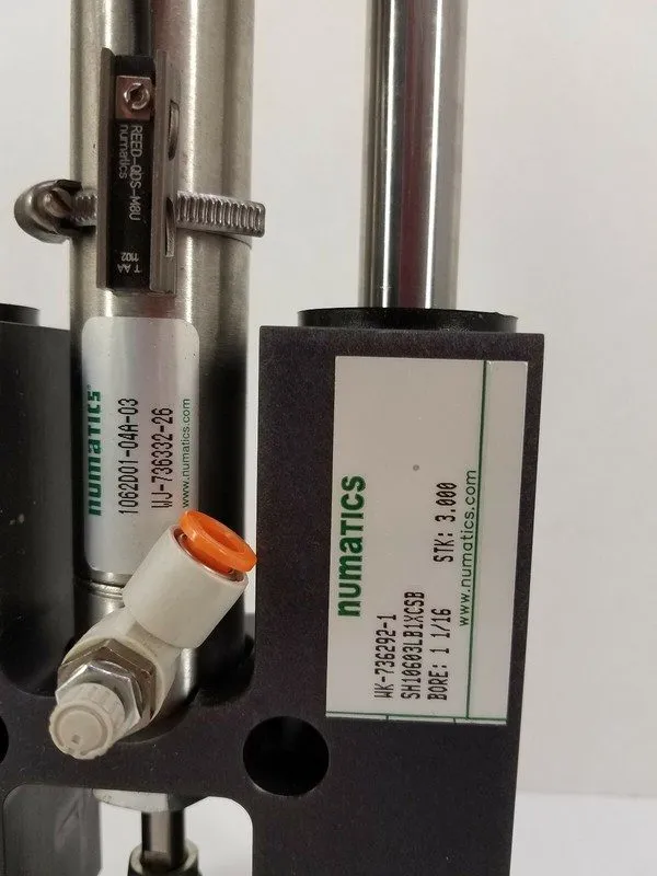 Пневмооборудование Numatics SH10603LB1XCSB Pneumatic Linear Slide (1 1/16" Bore, — фото лота 1
