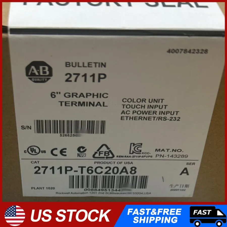 Панель оператора AB 2711P-T6C20A8 PanelView Plus 600 Graphic Terminal Factory Se