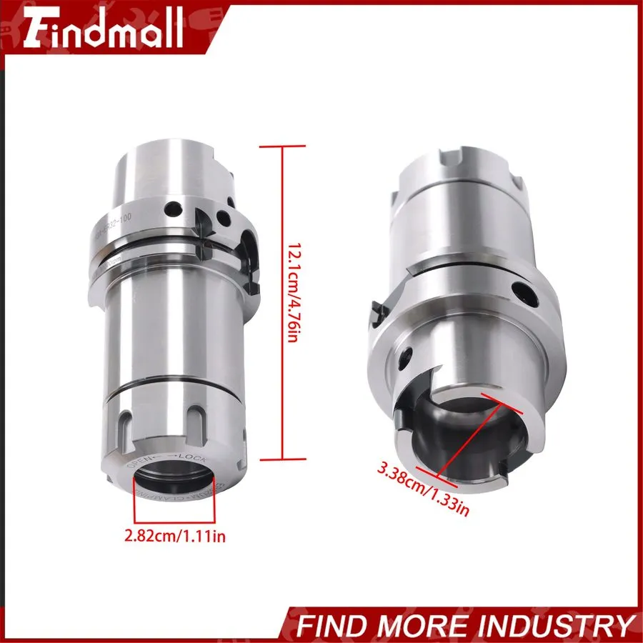Режущий инструмент HSK63A-ER32-100 Collet Chuck Tool Holder CNC Machine HSK 63A 
