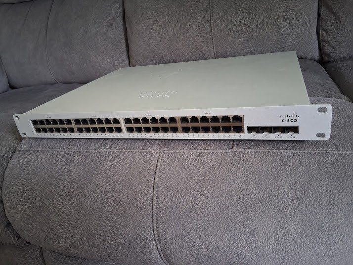 Коммутатор Cisco Meraki MS225-48LP-HW 48-Port 370W PoE+ 4xSFP Switch -UNCLAIMED