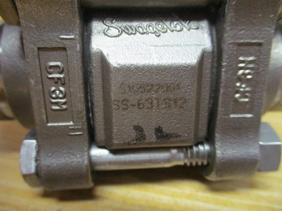Клапан Swagelok SS-63TS12 Stainless Steel 3-Piece 60 Series Ball Valve FNIP