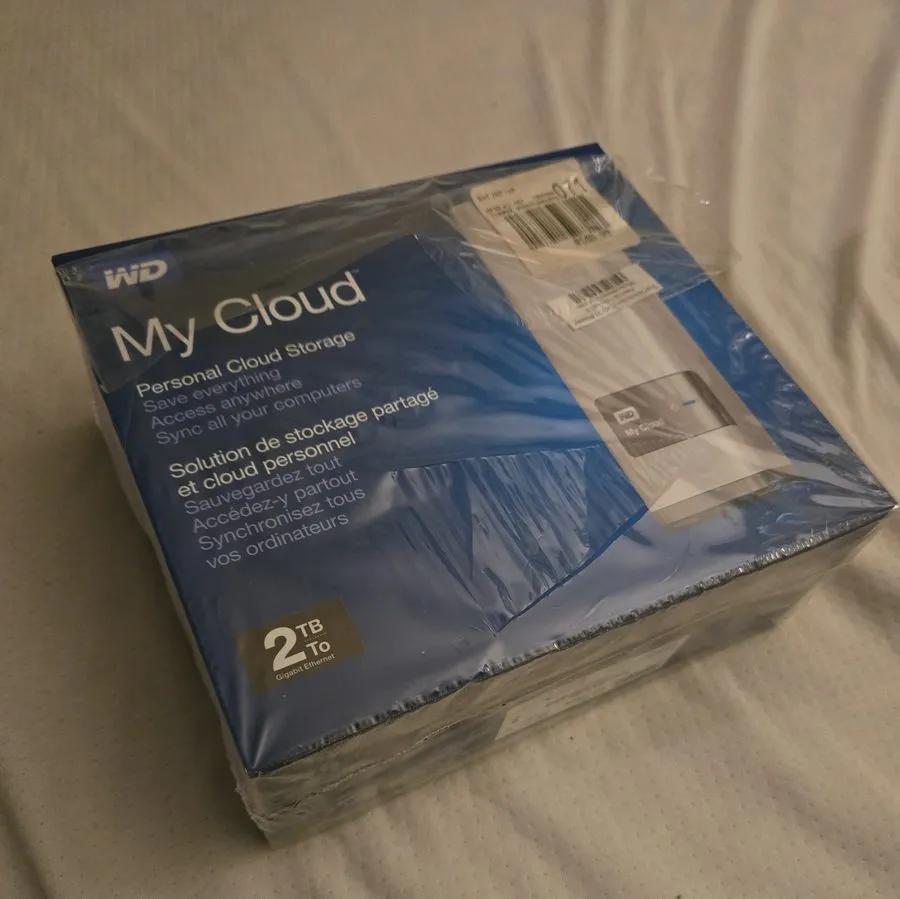 Сетевое хранилище Western Digital My Cloud 2TB External (WDBCTL0020HWT-NESN) NAS — фото лота 1