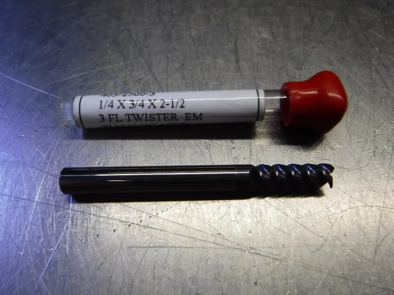 Режущий инструмент ATS Twister 3/8" 3 Flute Carbide Endmill 3/8" Shank 403-3750 
