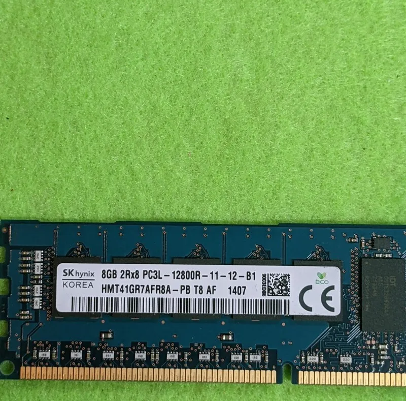 Модуль памяти HYNIX 8GB DDR3 2Rx8 PC3L-12800R 1600MHz HMT41GR7AFR8A-PB ECC REGIS