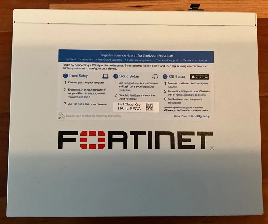 Межсетевой экран Fortinet FortiGate 80F FG-80F Firewall Security Appliance 10x G