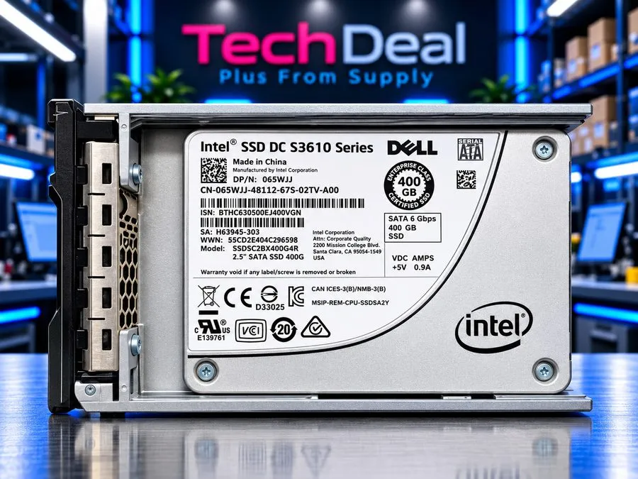 SSD-накопитель 65WJJ DELL INTEL DC S3610 400GB SATA 6Gb/s 2.5" SSD 065WJJ SSDSC2