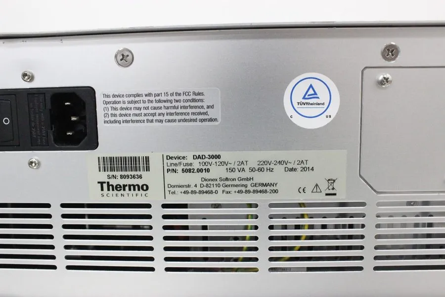 Хроматограф Thermo Scientific DAD-3000 Diode Array Detector UV-Vis HPLC UHPLC 2 — фото лота 2