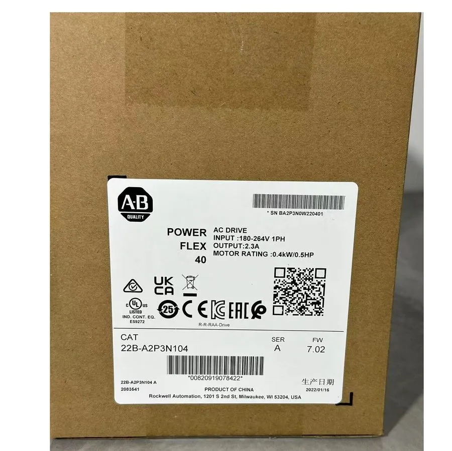 Частотный преобразователь ALLEN-BRADLEY 22B-A2P3N104 Series A PowerFlex 40 AC Dr