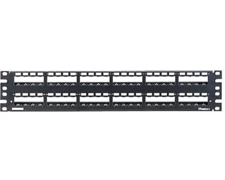 Патч-панель Panduit CP48WSBLY 2U 48-Port Mini-Com Keystone Patch Panel w/ Strain